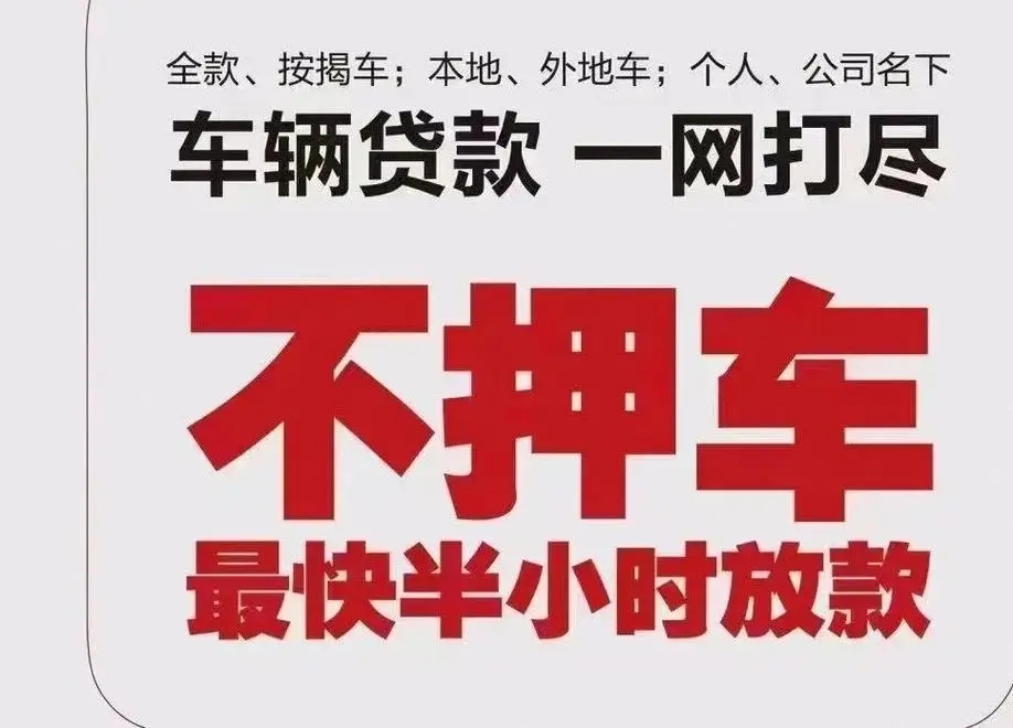 有车就能申请的灵活车贷 —— 钱到手，车照开，已服务超 10 万车主